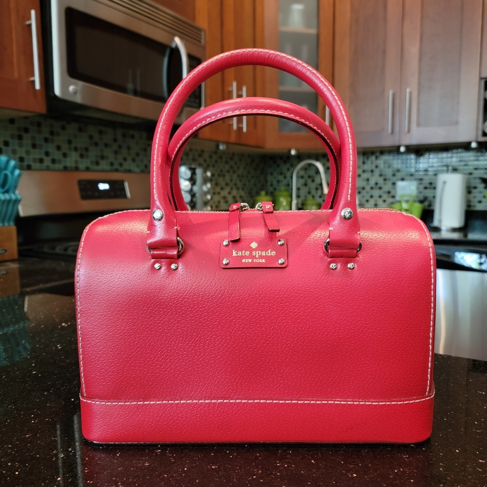 Kate Spade Red Leather Handbag
